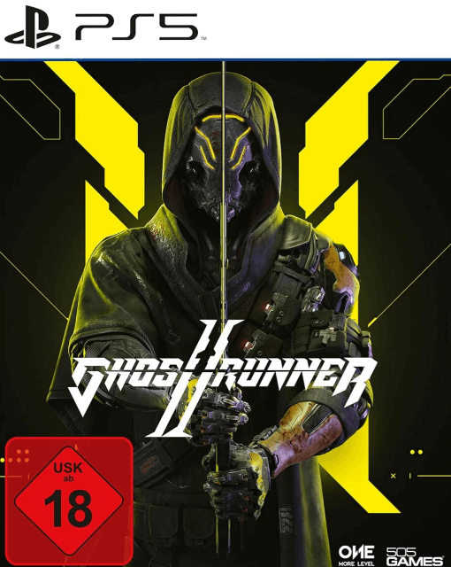 Ghostrunner 2 box art for Playstation 5